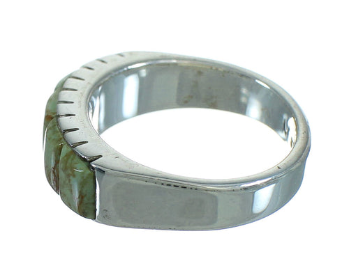 Turquoise Silver Southwest Ring Size 5-3/4 AX84976